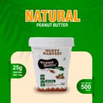 NUTTY HARVEST - NATURAL PEANUT BUTTER - UNSWEETENED - CREAMY